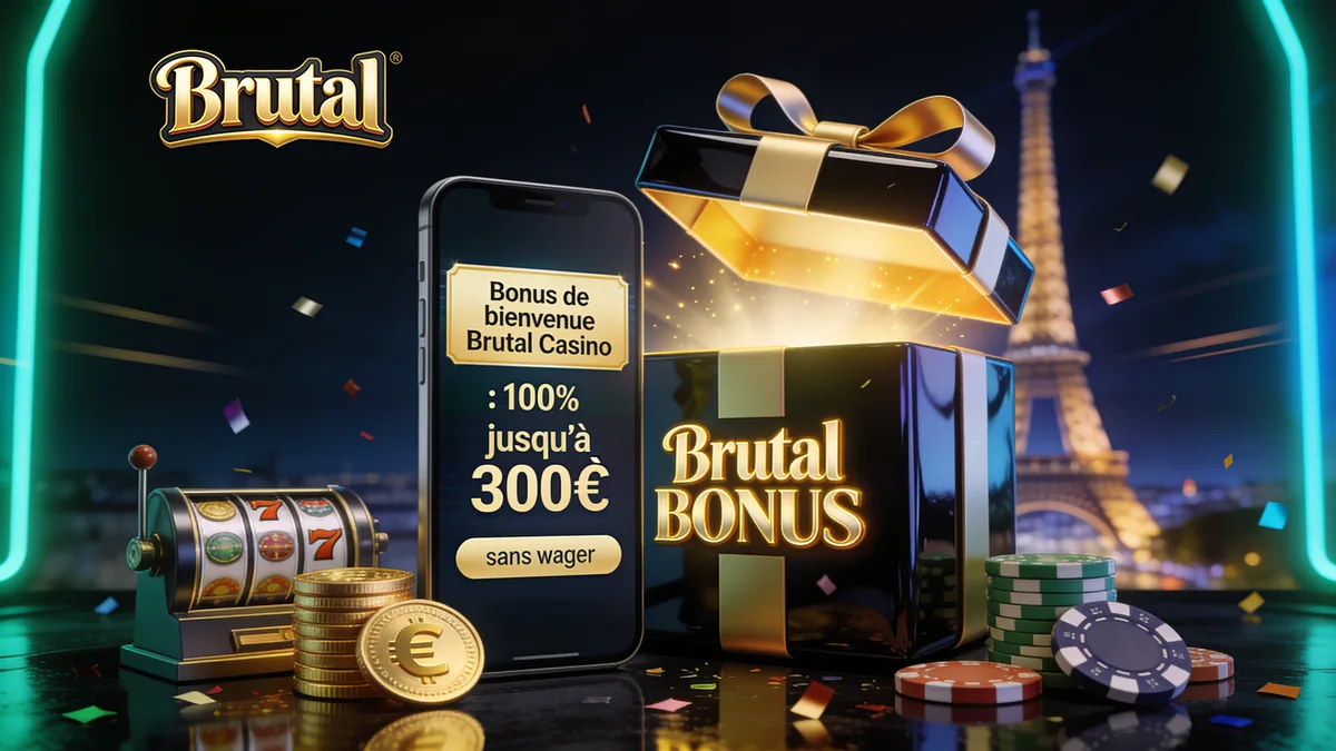 Bonus de bienvenue Brutal Casino : 100% jusqu’à 300€ sans wager : guide brutal casino pour les joueurs en France